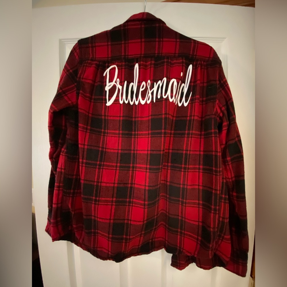 Bridesmaid flannel